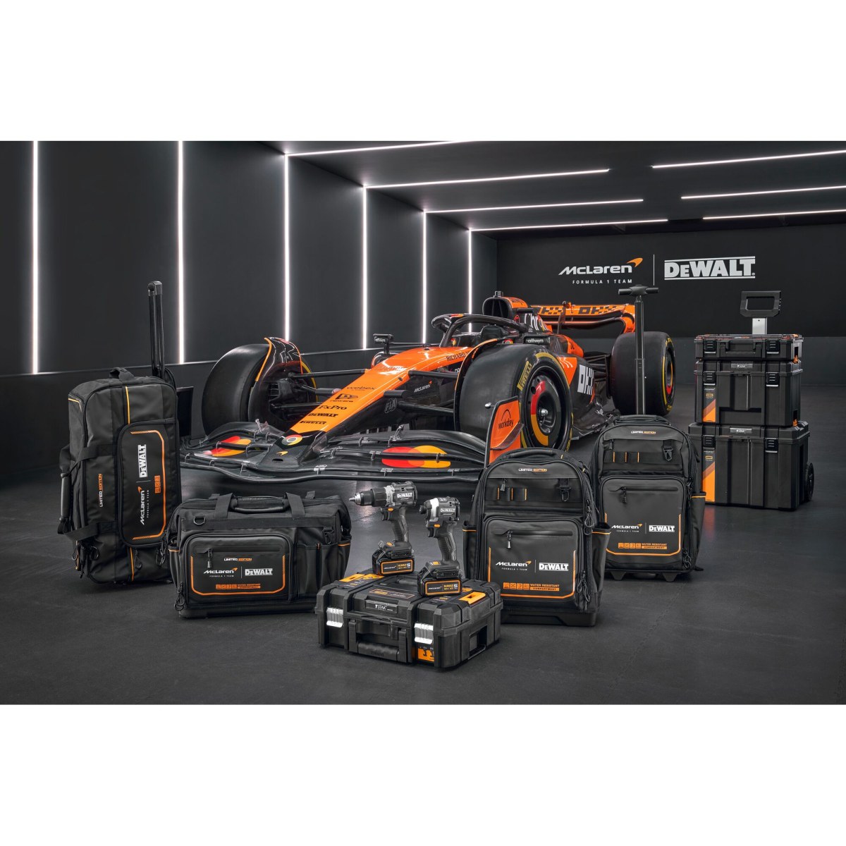 Limitovaná edice DEWALT® | McLaren Mastercard F1 Team